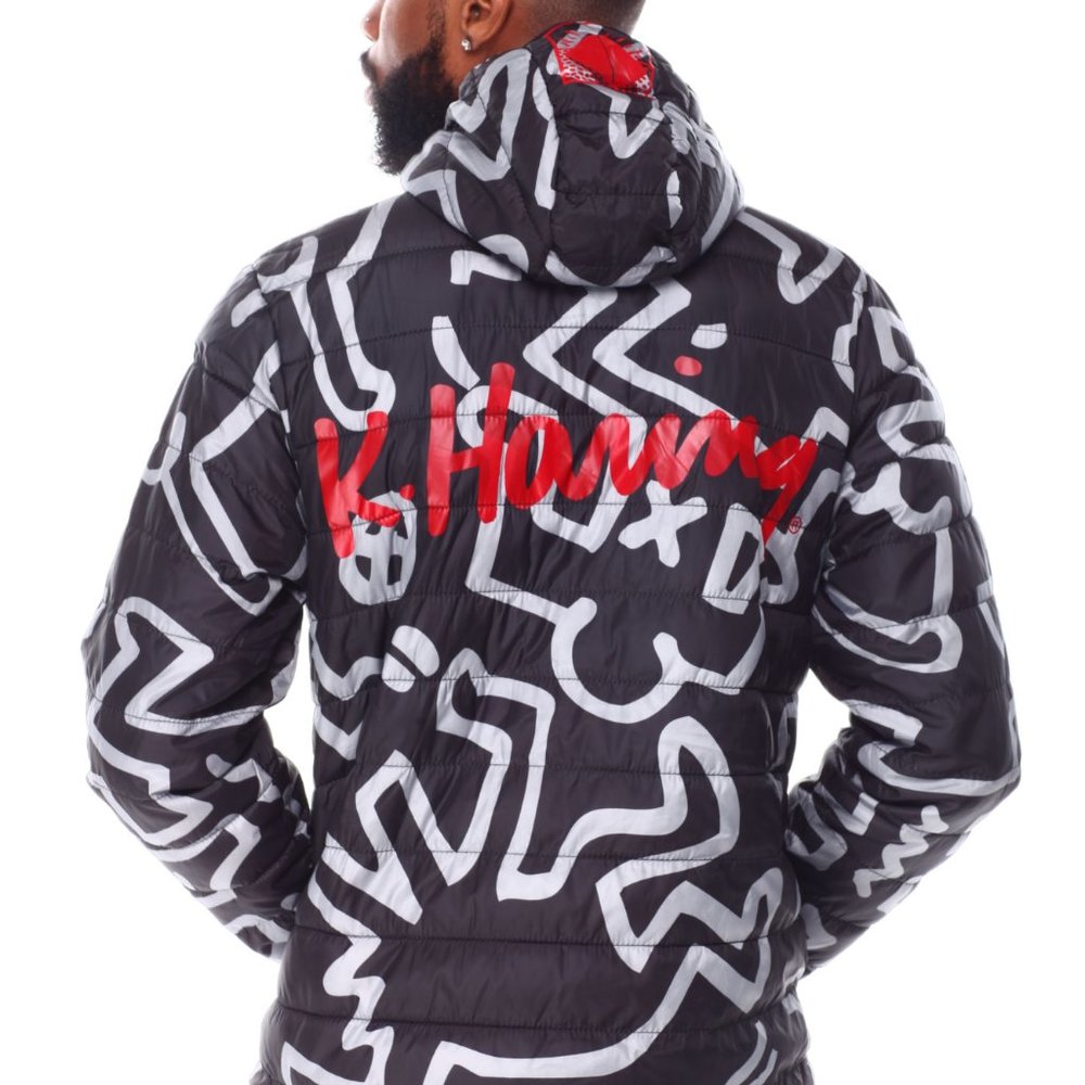 Keith Haring by Members Only Reversible Jacket New w/tag